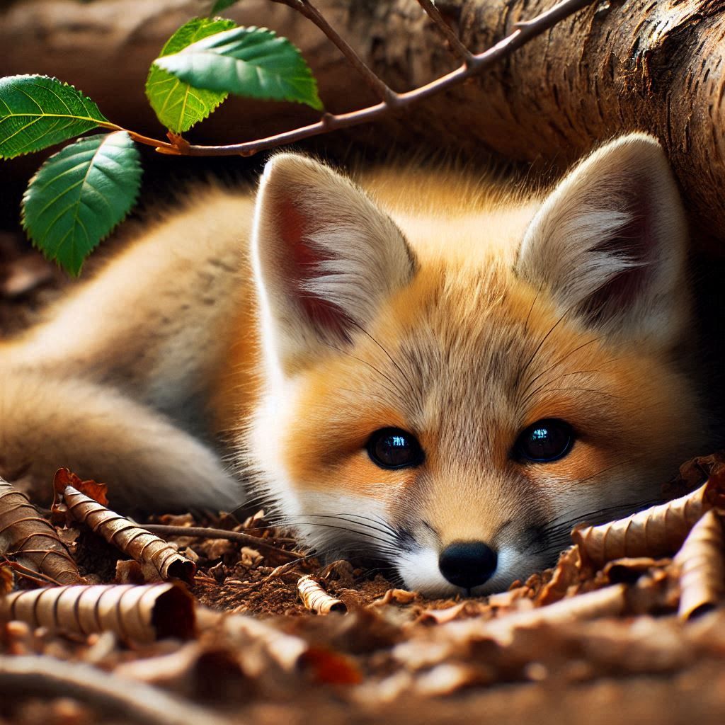 Cute little fox