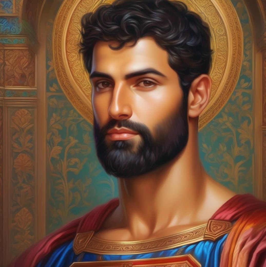 A Roman Saint, or Bearded Superman