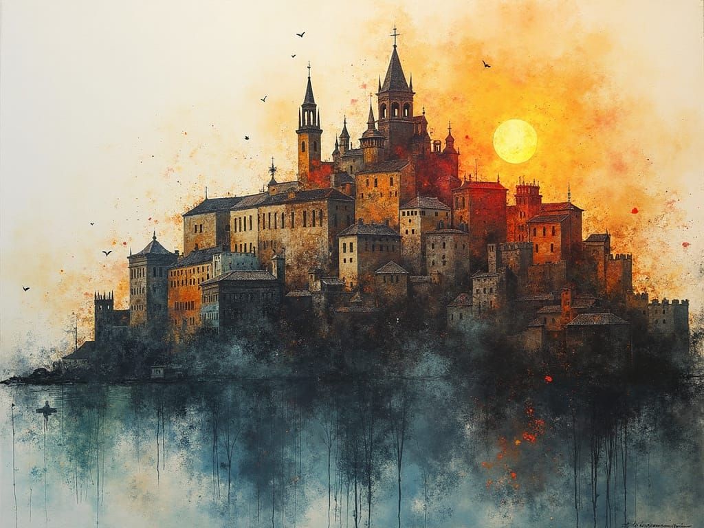 Twilight Over Toledo  by @nafri