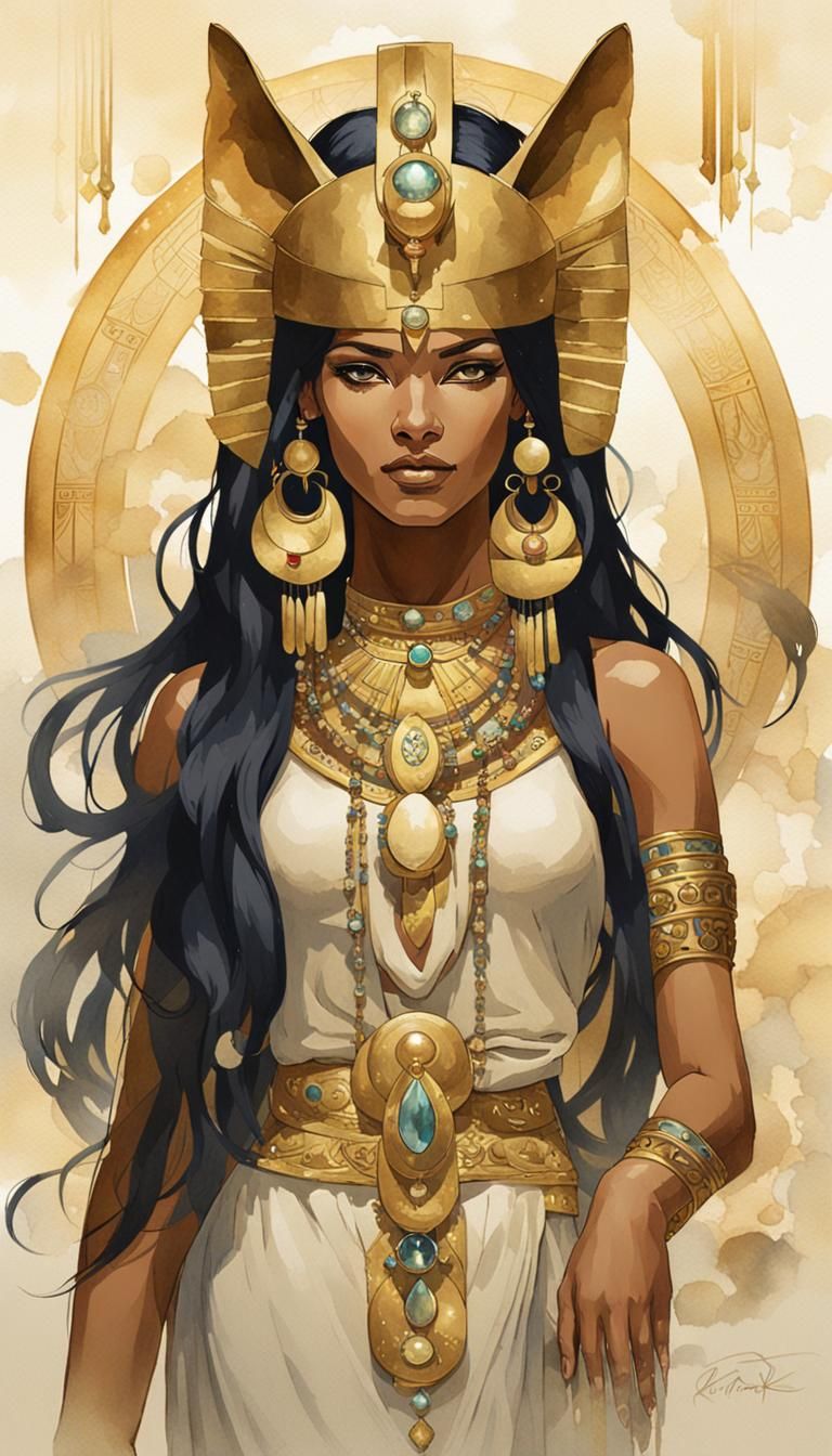 Rihanna as Cleopatra - AI Generated Artwork - NightCafe Creator