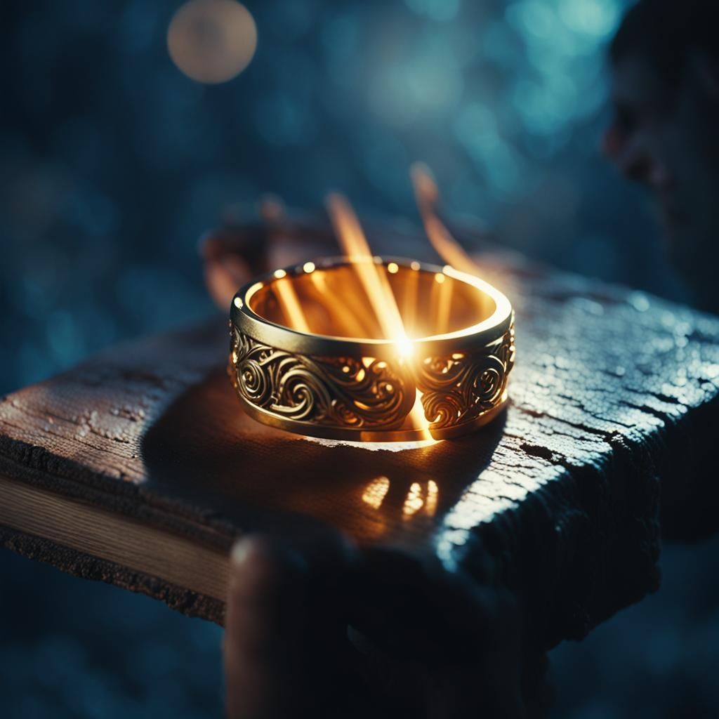 The ring of Solomon was said to be forged with mythril and fire granting unfanthomable power to those who wielded it.