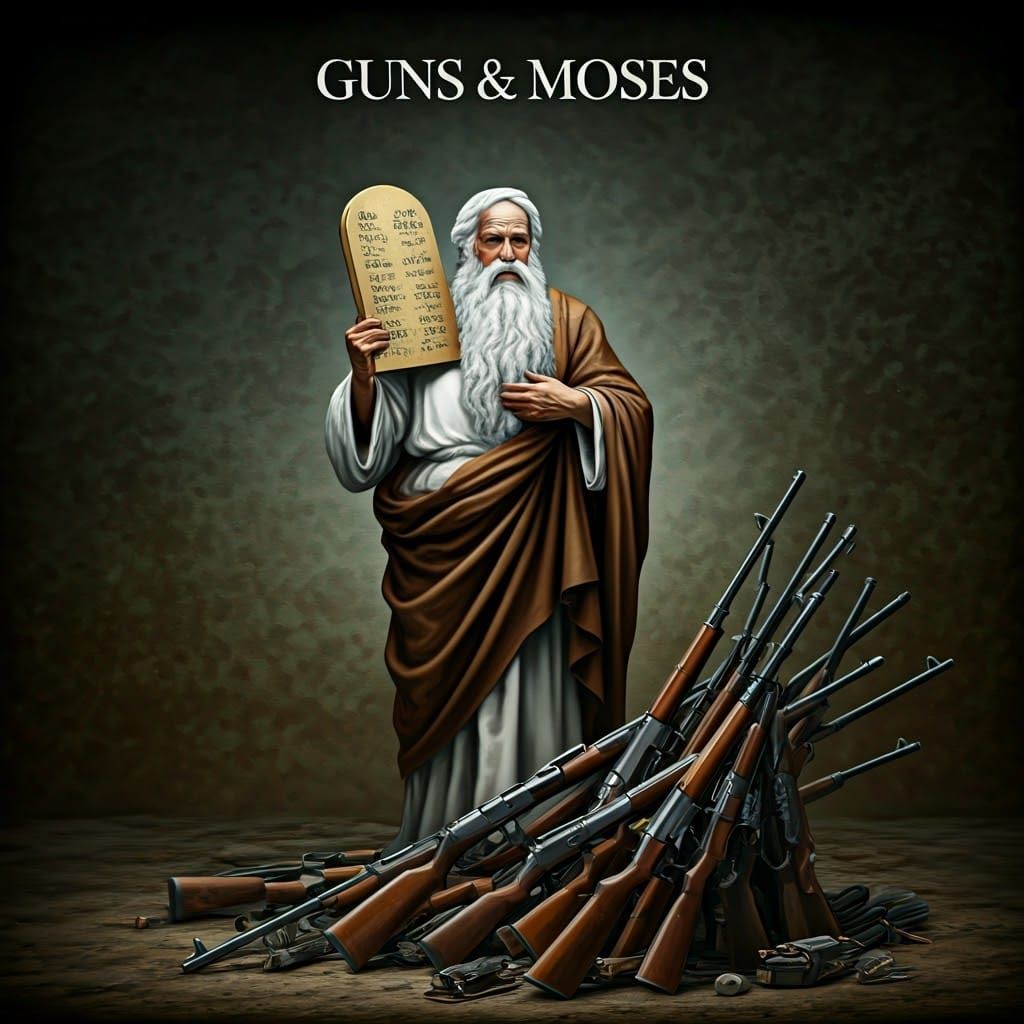 Guns & Moses  by @Gokiburi