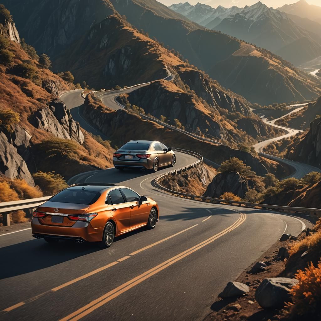 Luxury Car: Toyota Camry with Rolls Royce Design