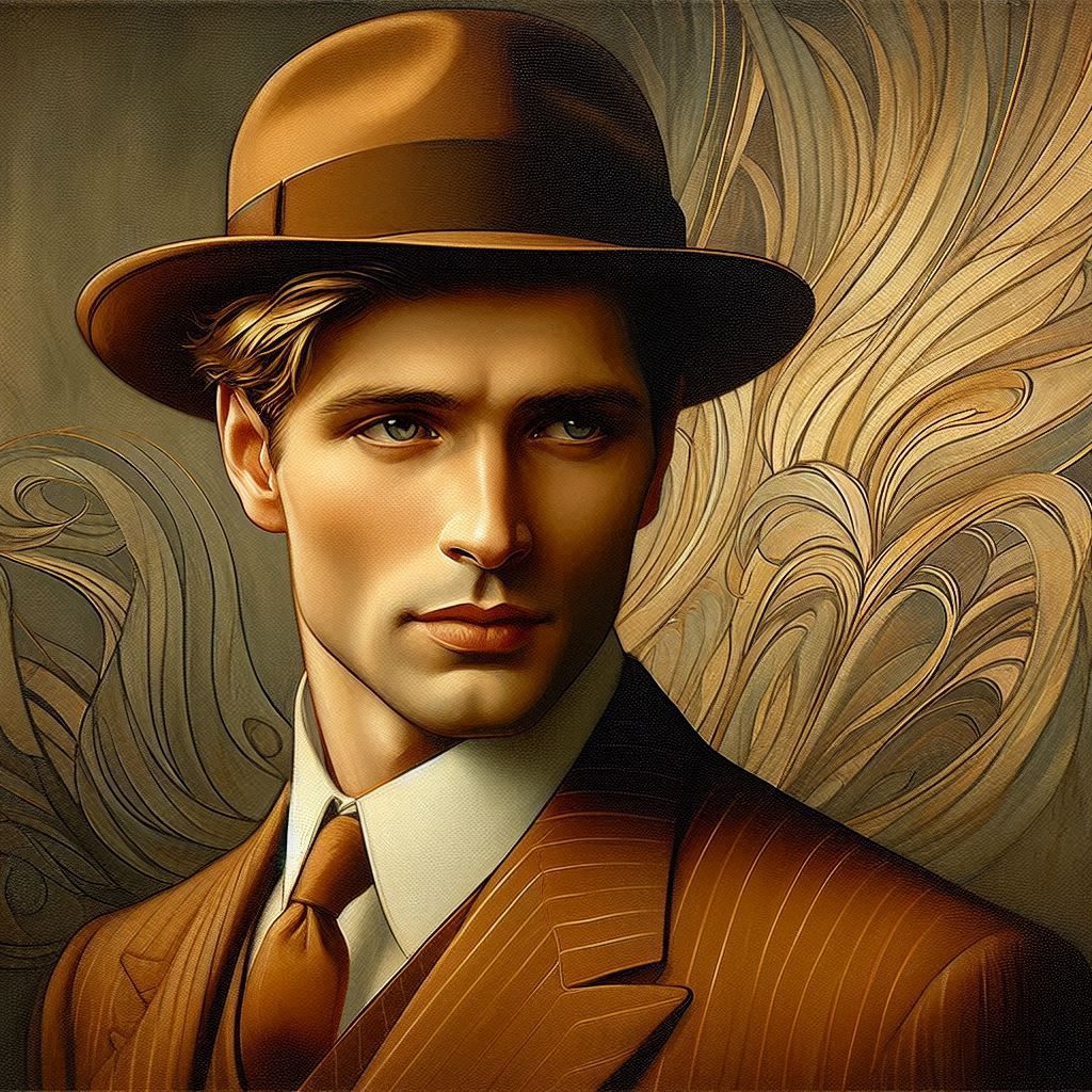 Hammett's "Continental Op" Illustrated by Alphonse Mucha