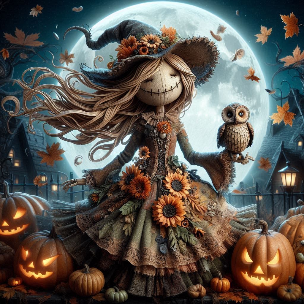 Halloween Scarecrow   by @Justagirl