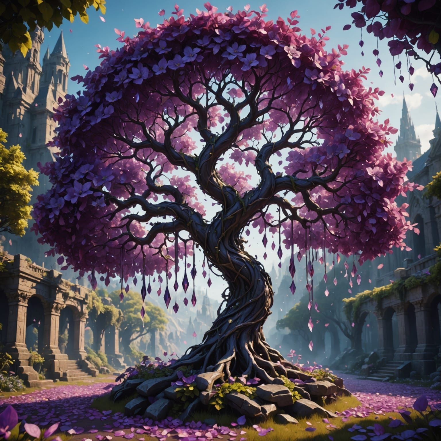 A crystal tree   by @Twilight