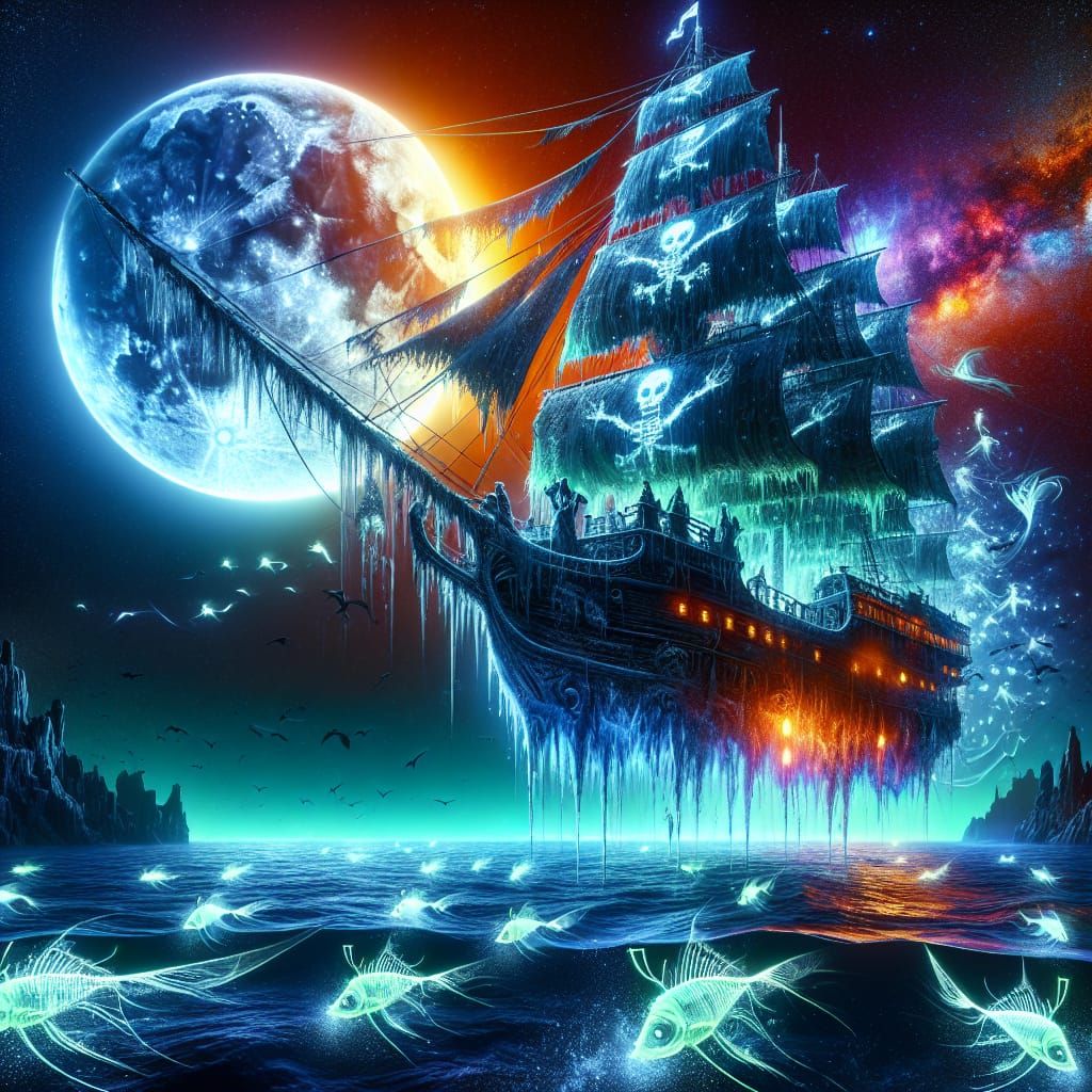 The flying Dutchman and its ghost crew take flight once more  by @Poi Tiare