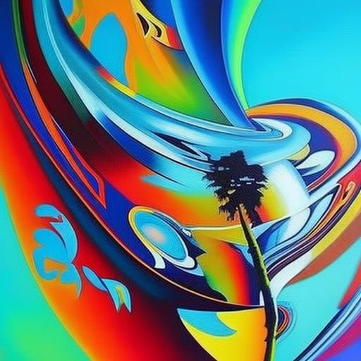 "Savor" epic lyrical abstraction masterpiece by Julia Pott T...