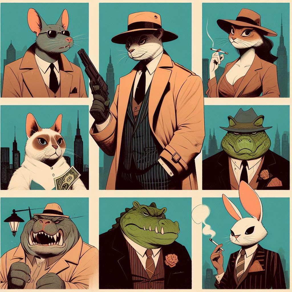 Anthropomorphic noir