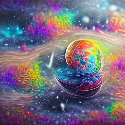 cosmic rainbow planet