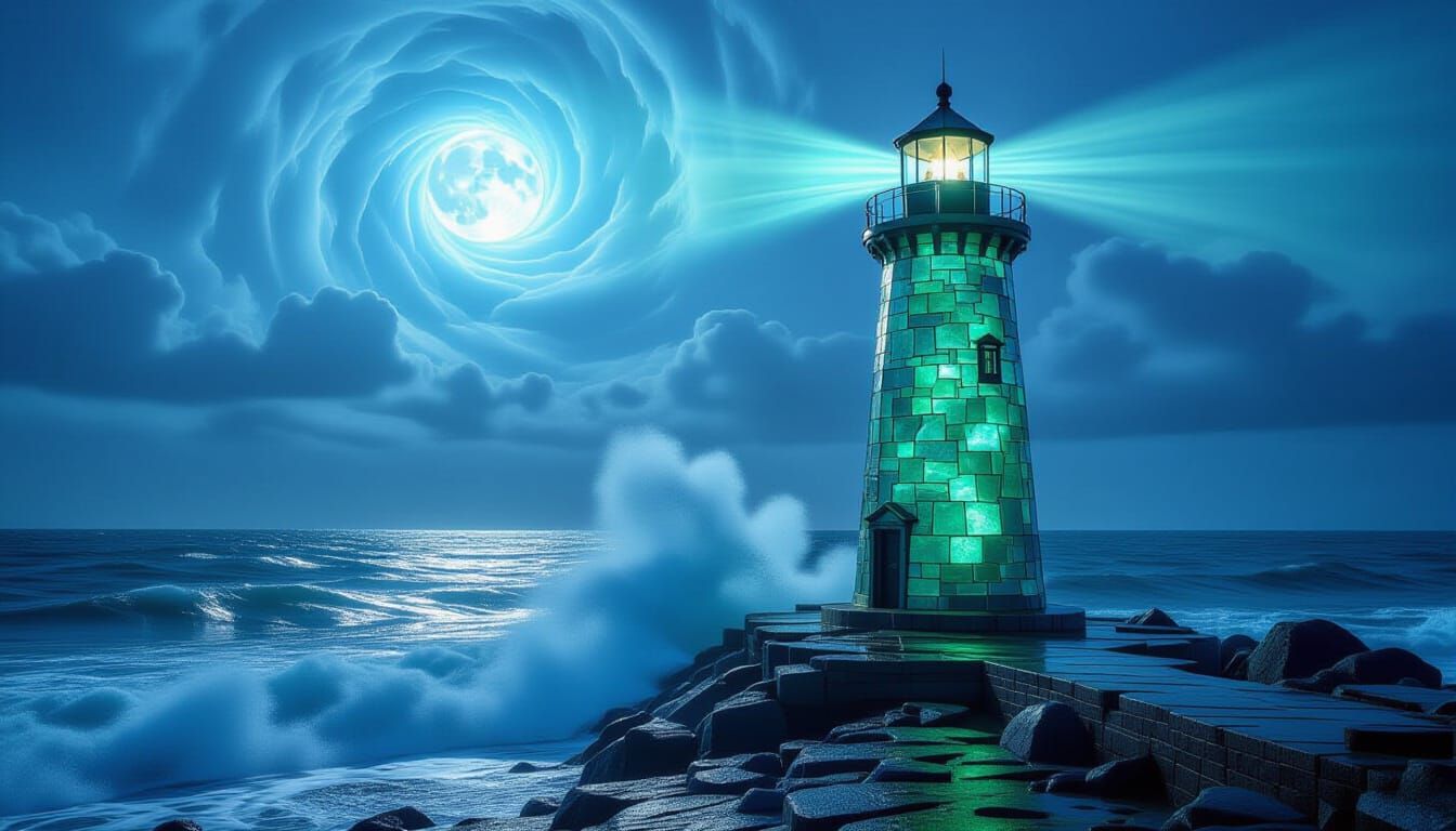 A majestic lighthouse  by @Kruell-Life