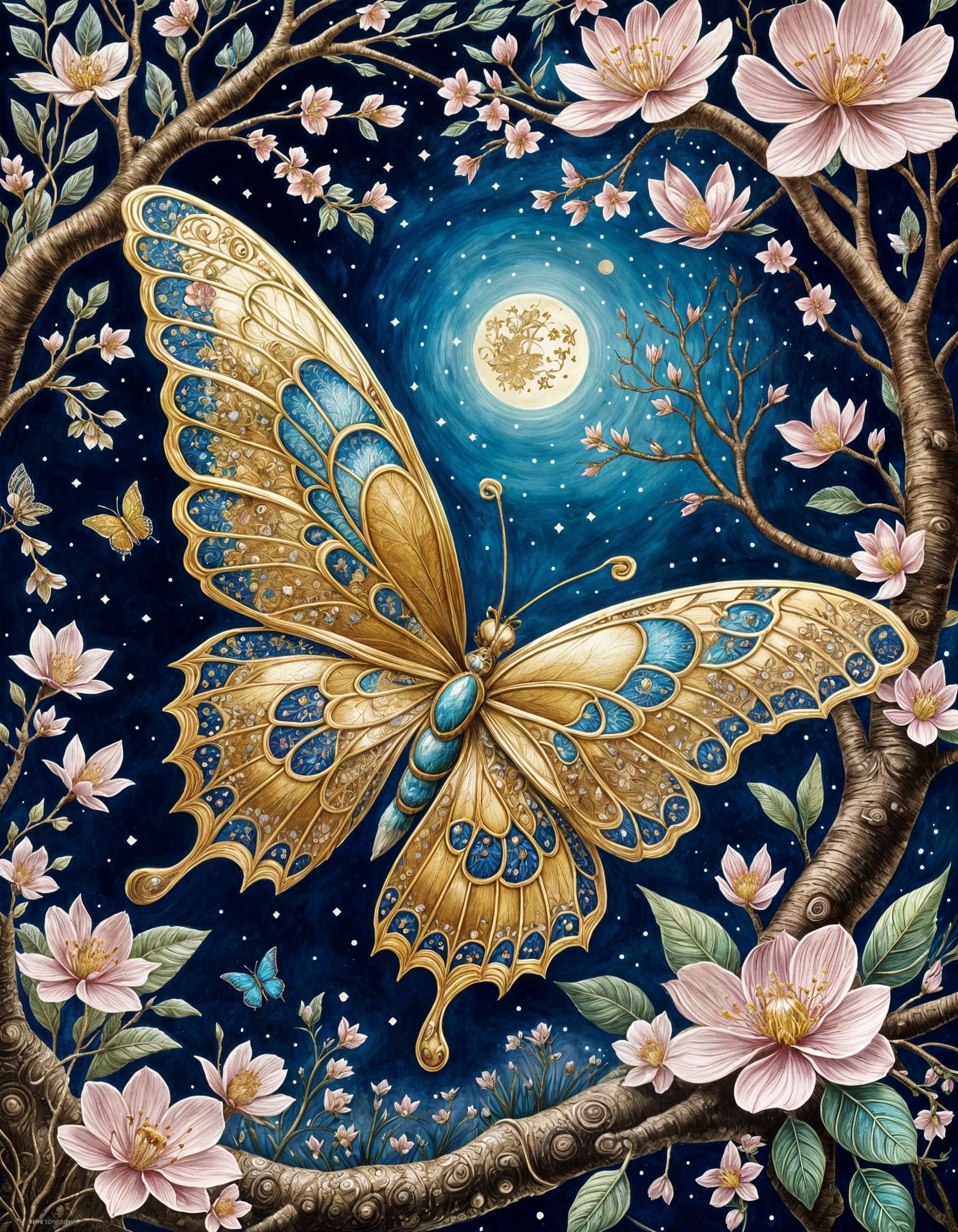 The Royal Butterfly’s Midnight Reverie  by @Heralyn