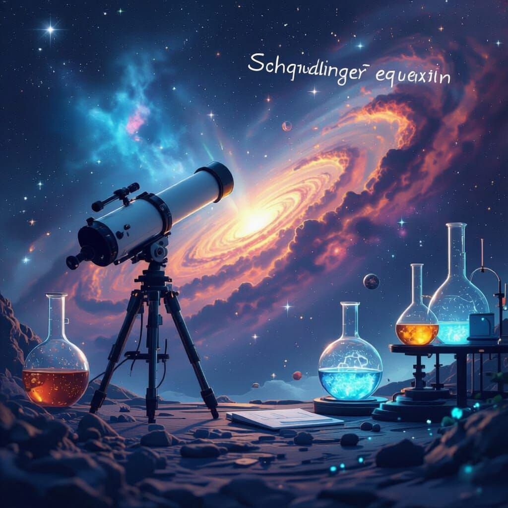 multidisciplinary of astrochemistry observation, laboratory and theory
give me telescope, laboratory work and theoretical equations

