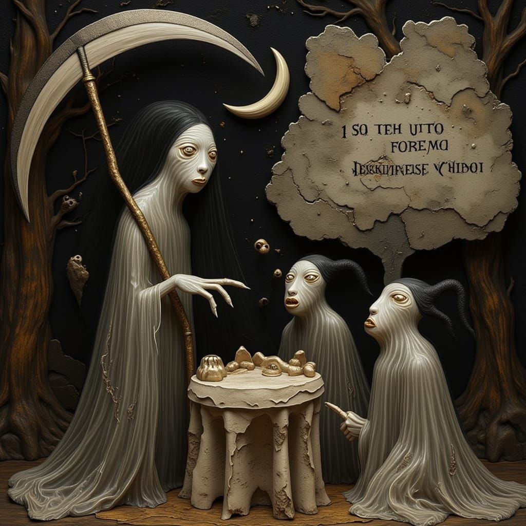 Eddie Izzard's most famous skit in where he pretends to offer several people a choice between cake or death. Spoken in a high-pitched grim r...