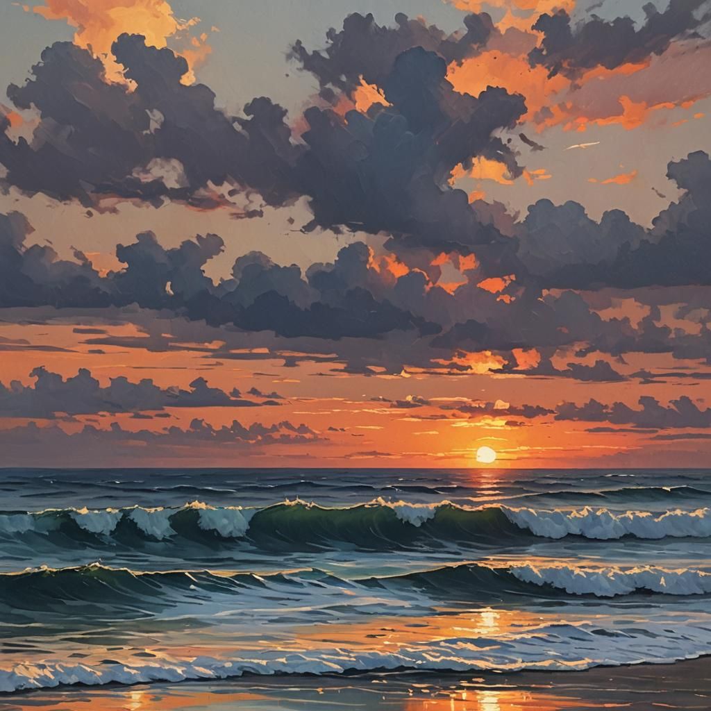 Ocean sunset
