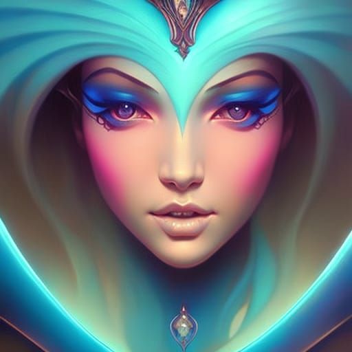 my blue heart - AI Generated Artwork - NightCafe Creator