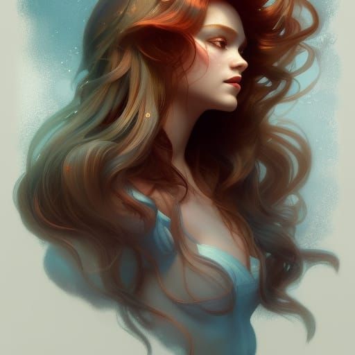 Little mermaid Bust