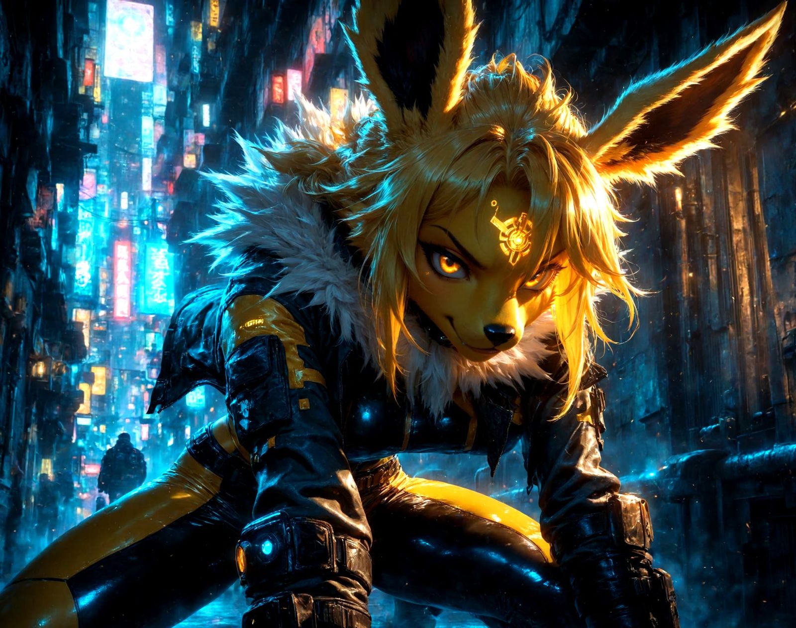 Cyberpunk Jolteon