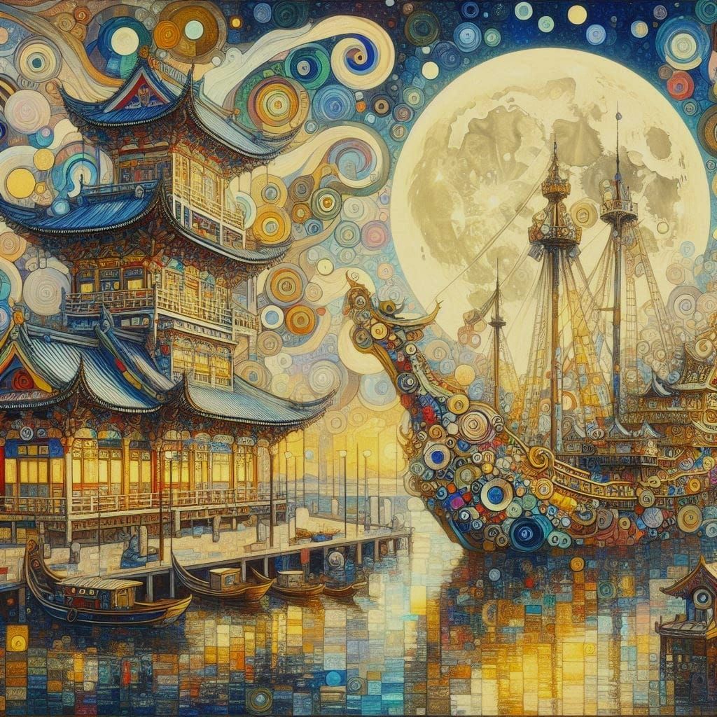 Asian Harbour   by @Agatta