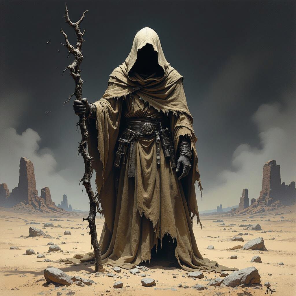 Reaper in the desert 
