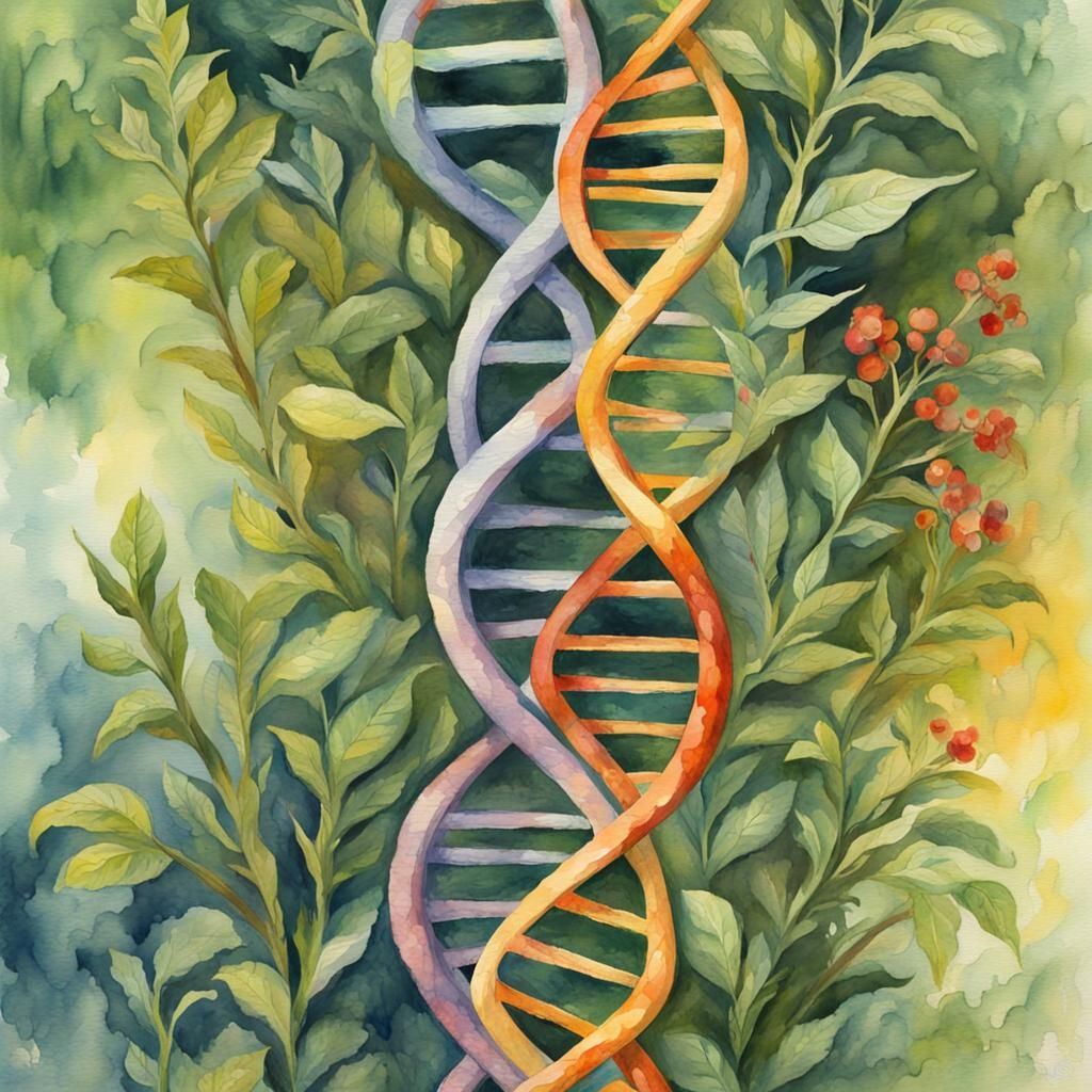 DNA diverging in time, different plant species emerges  by @toheitka