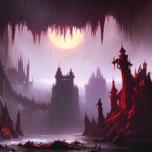 Castle of dracula - AI Generated Artwork - NightCafe Creator