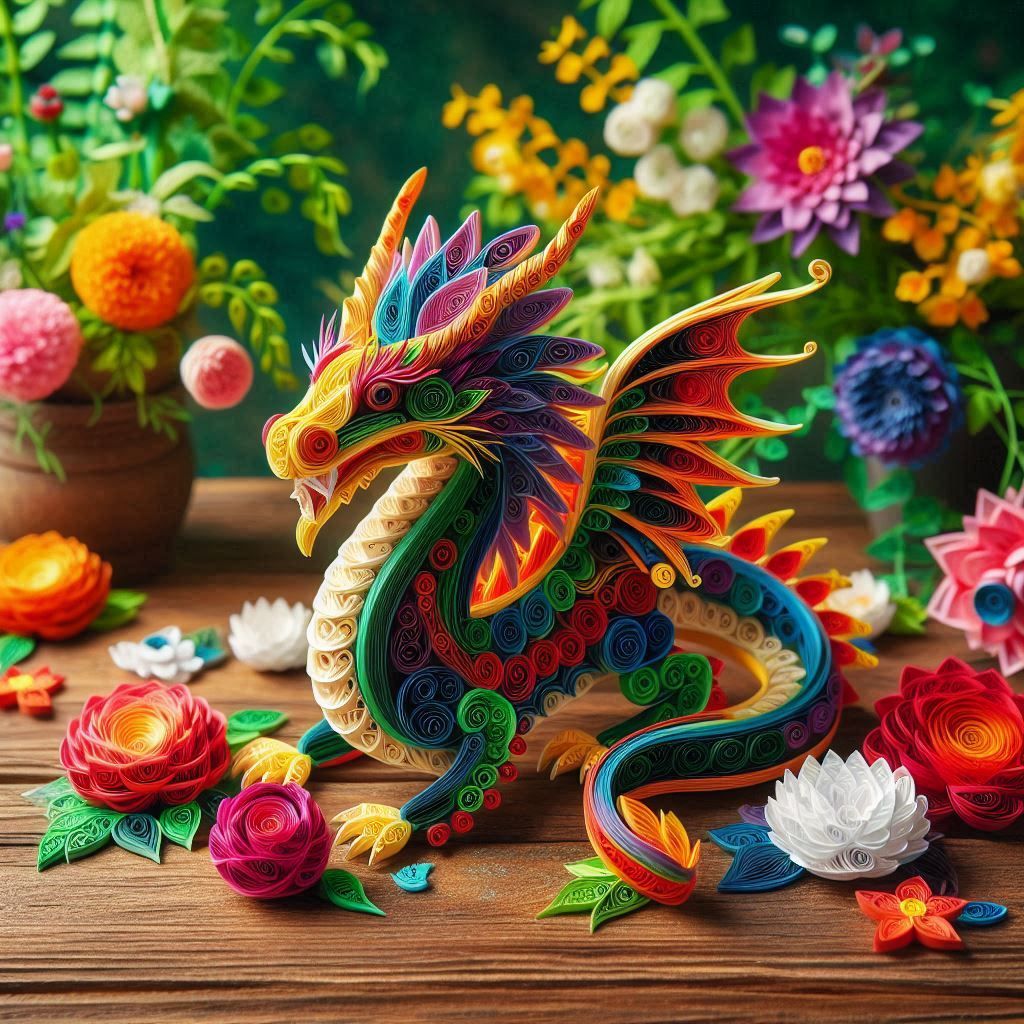 Quilled Dragon