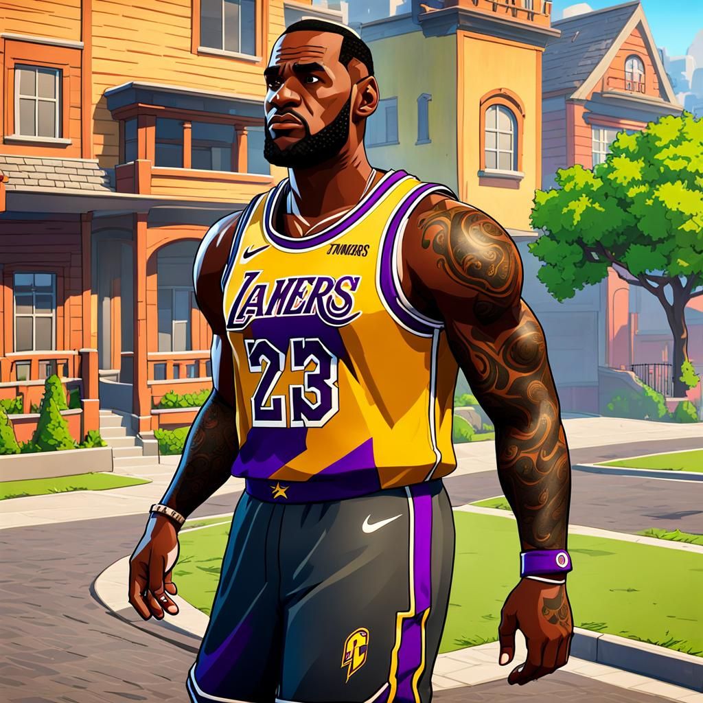 LebronJamesFortnite