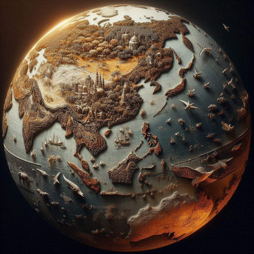 Day and night on planet earth