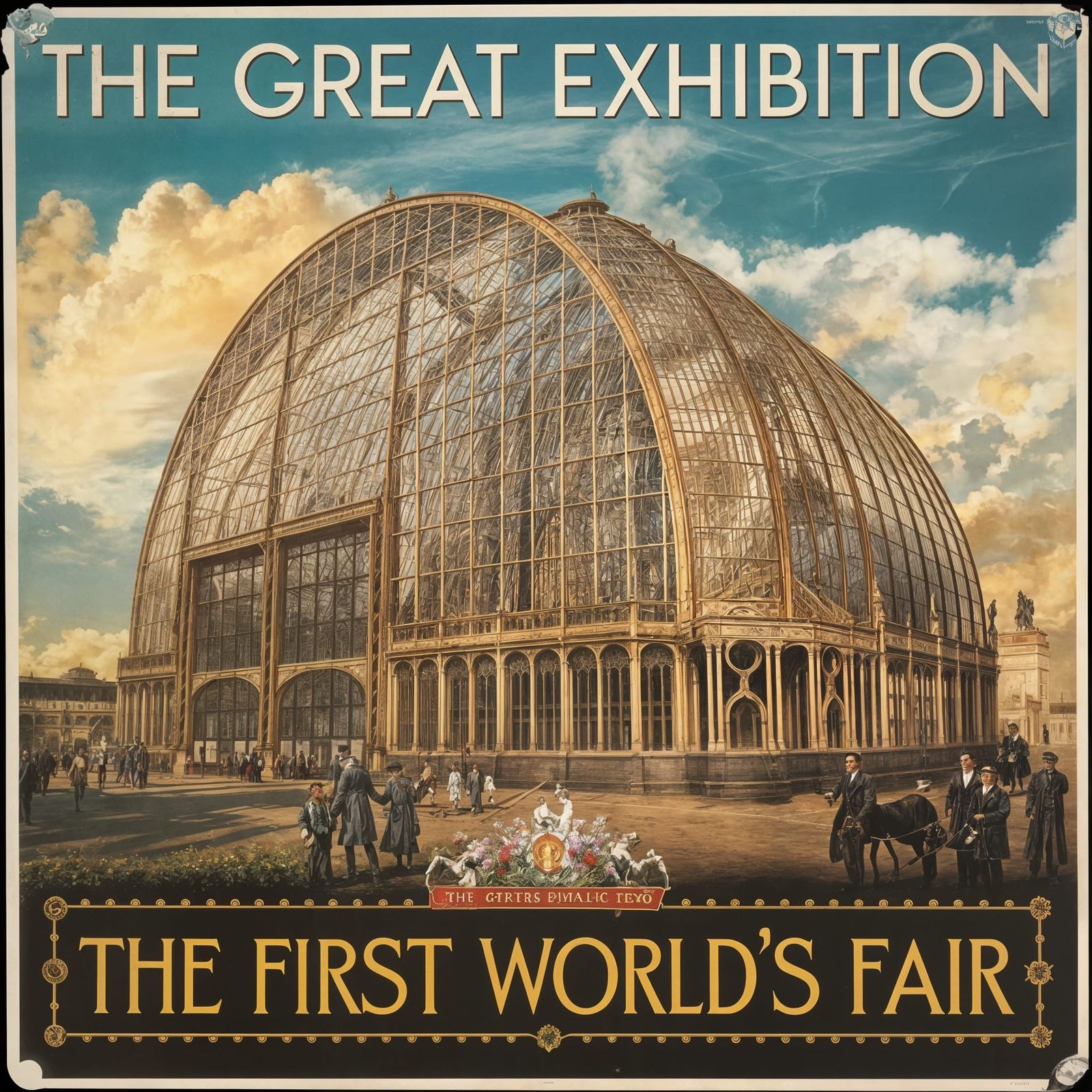Daily Challenge #755: Vintage Travel Posters - Vintage Travel Poster advertising the first world's Fair", ...  by @RTR_Cat