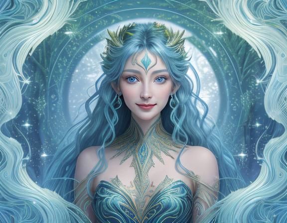 solarpunk-fairy blue