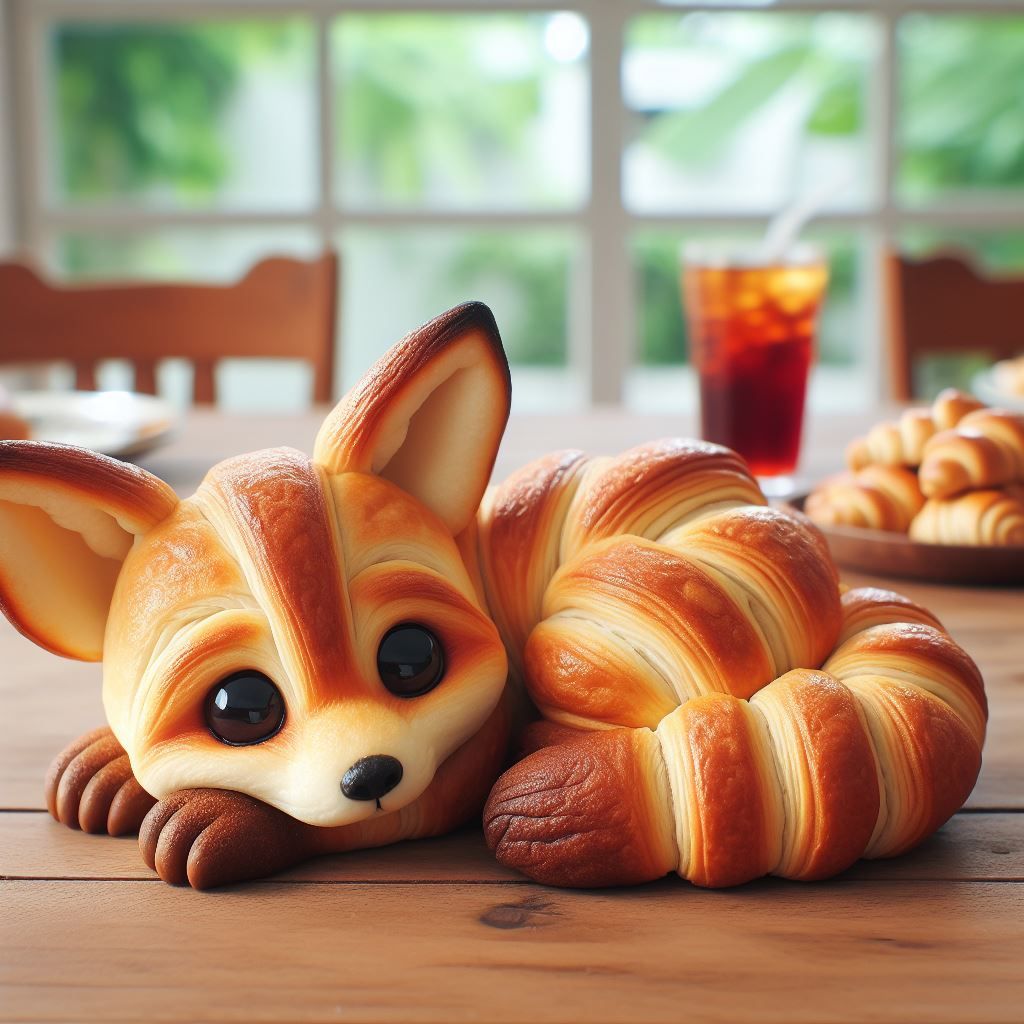 Croissant fox
