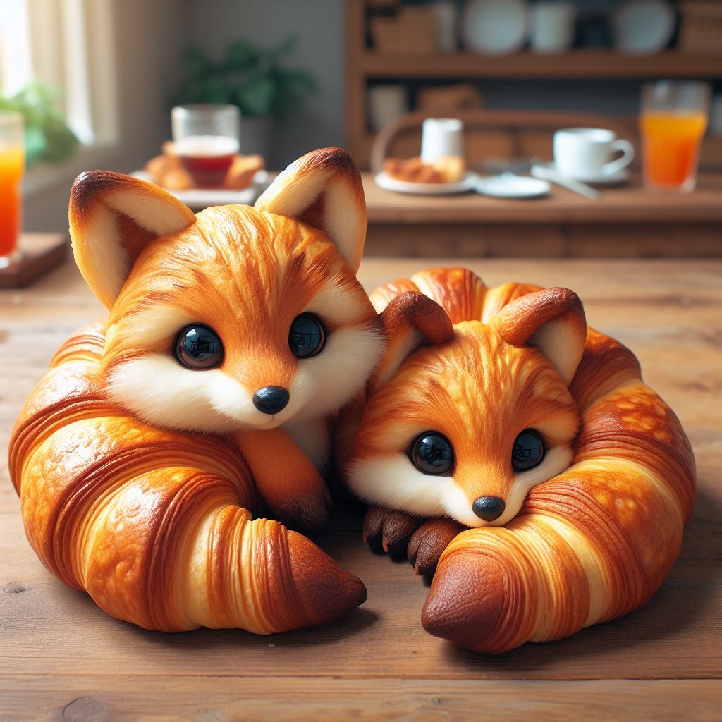 Croissant fox