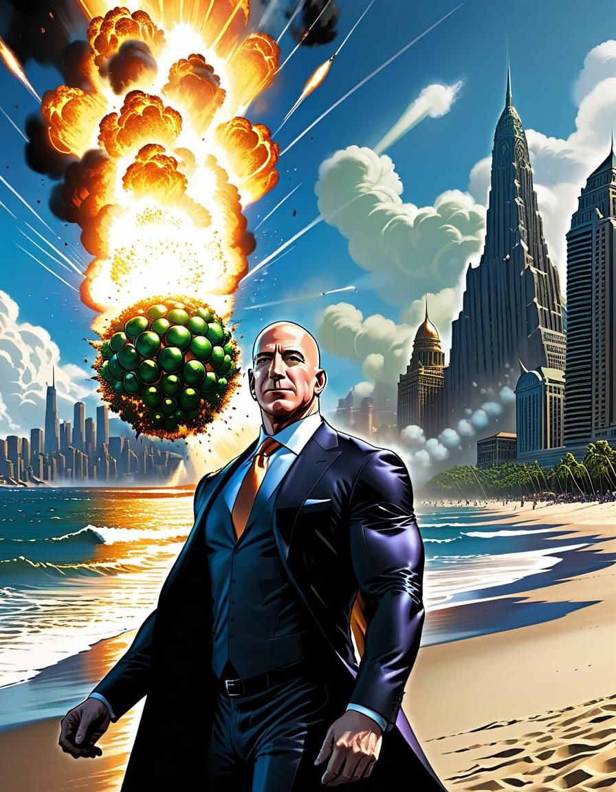 Jeff Bezos as Lex Luthor