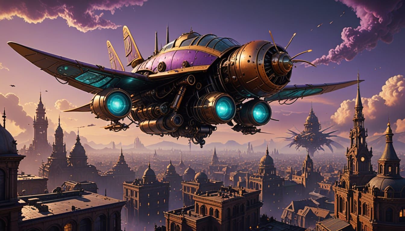 Steampunk aircraft