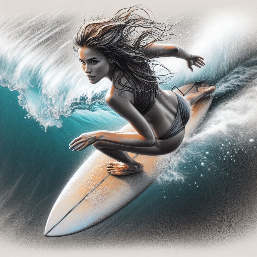 Surfer girl