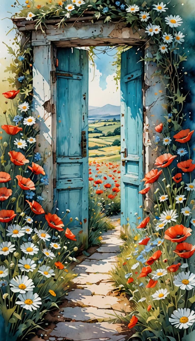 Oseras-tu pousser la porte de ta destinée ?  by @Raphaelle