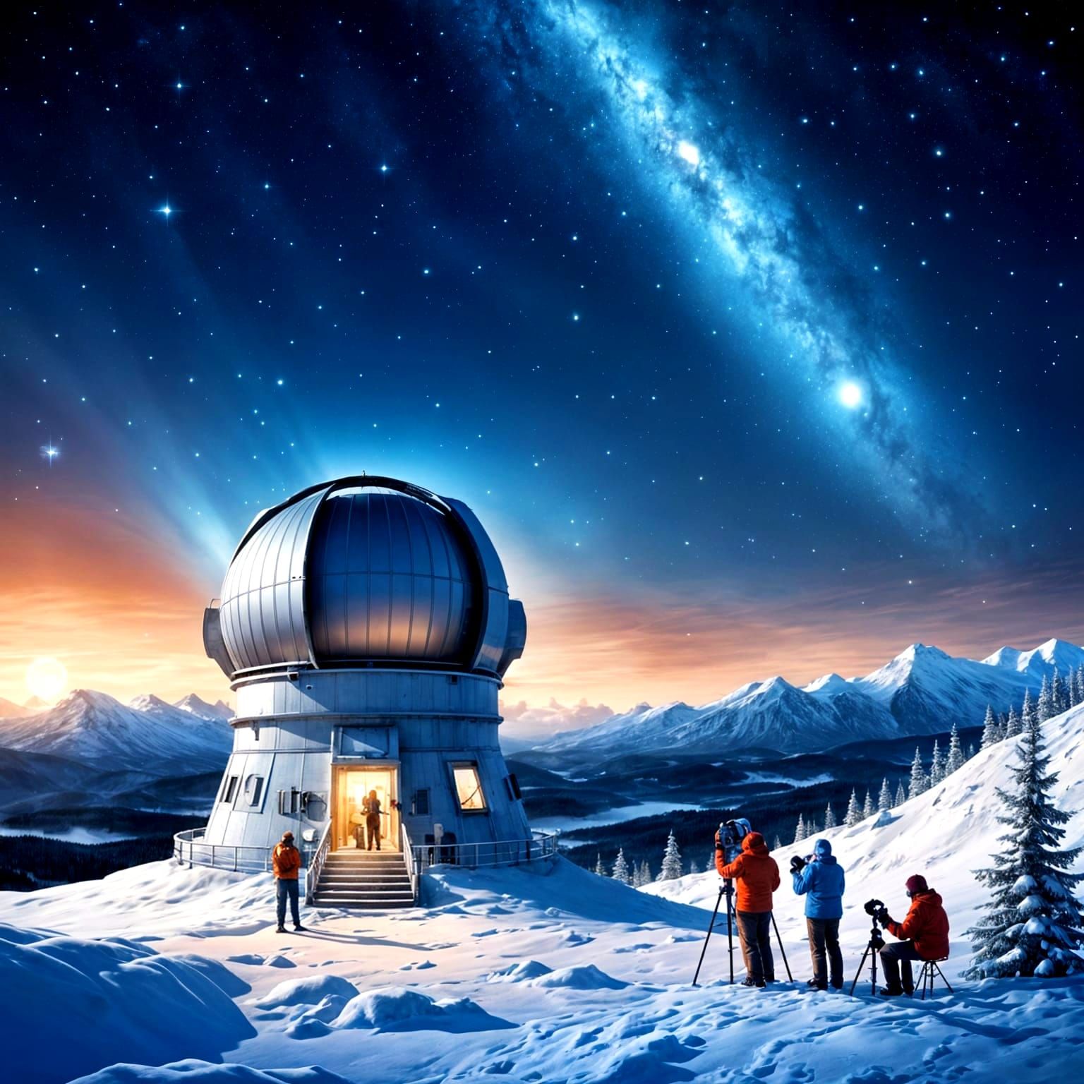 centre observatoire du Mont-Mégantic, Mont-Mégantic observatory center  by @h7sus2