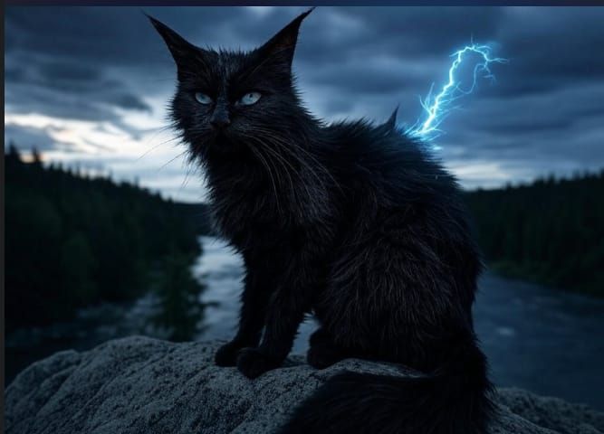 My Cat Rumi, the Ethereal Lightning Cat