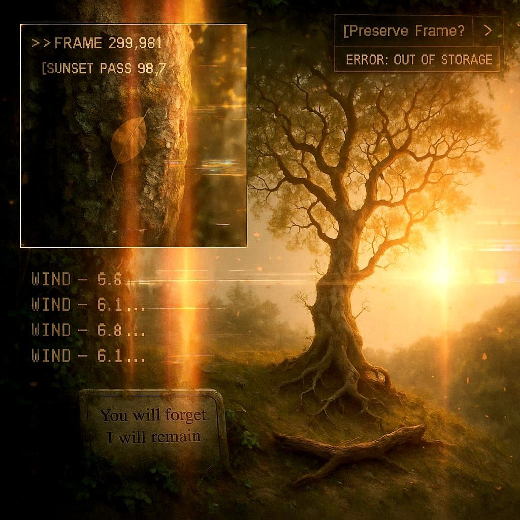 You Will Forget. I Will Remain.