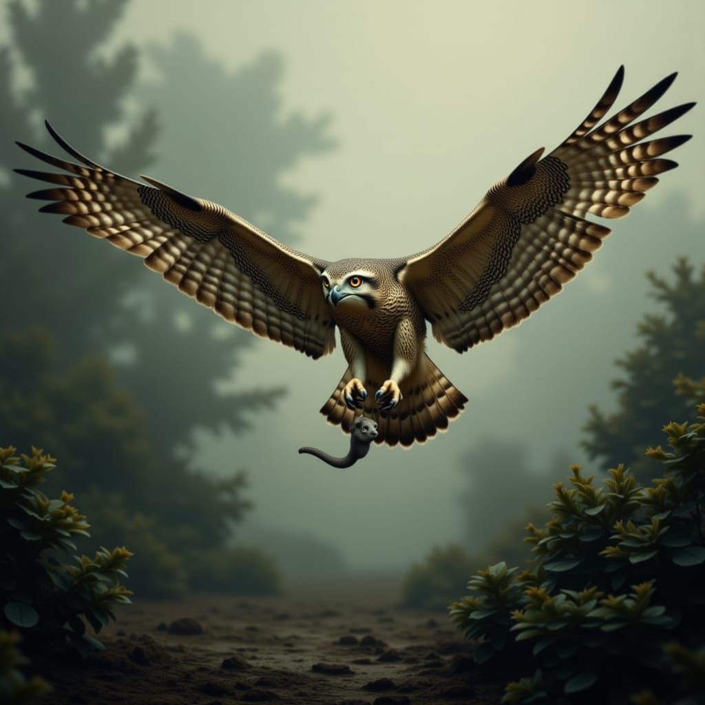 <lora:Epic Birds of Prey:1.0> Owl hunting