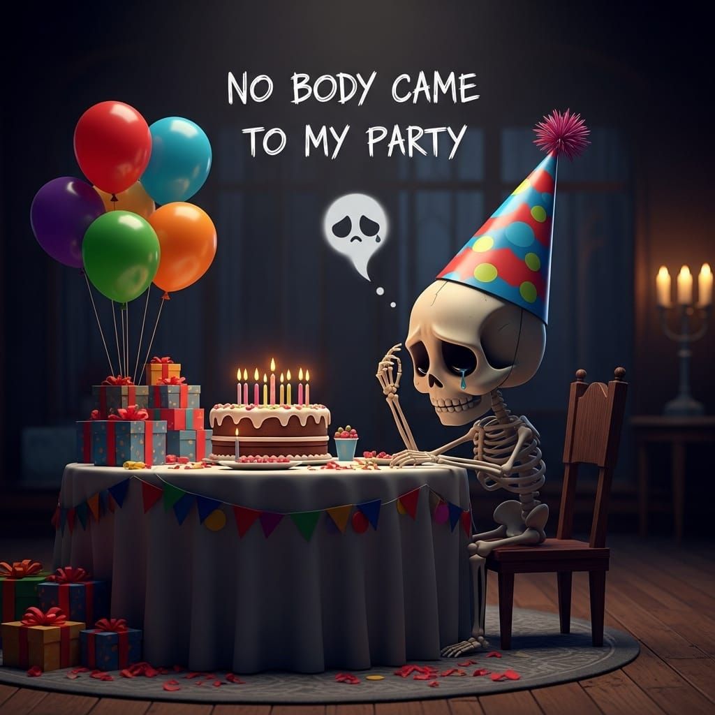 NO BODY CAME TO MY PARTY