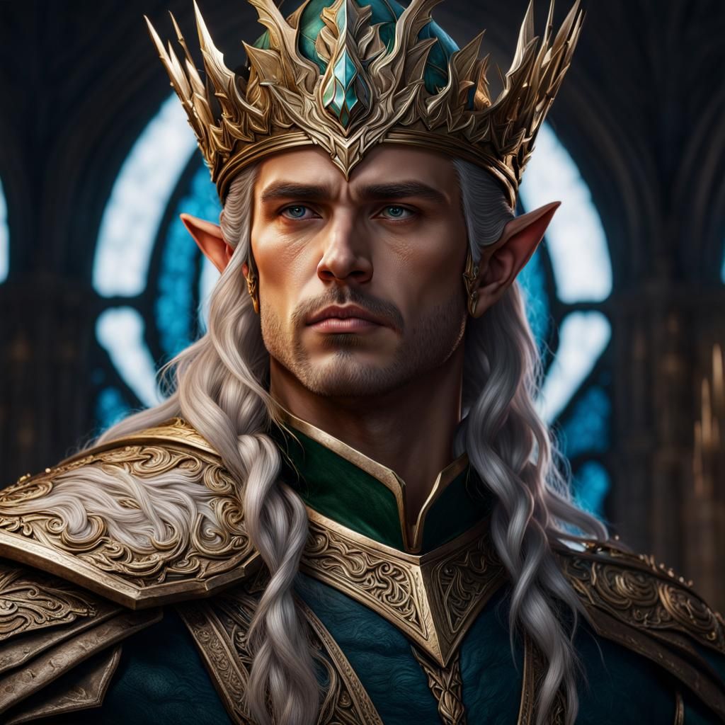 Elf King AI Generated Artwork NightCafe Creator