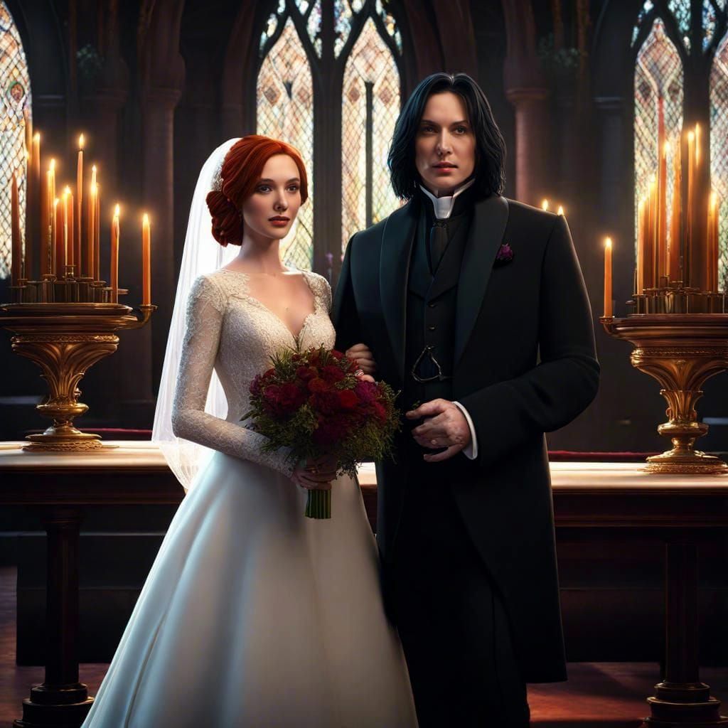 What If Snape Married Lily AI Generated Artwork NightCafe Creator what-if-snape-married-lily-ai-generated-artwork-nightcafe-creator