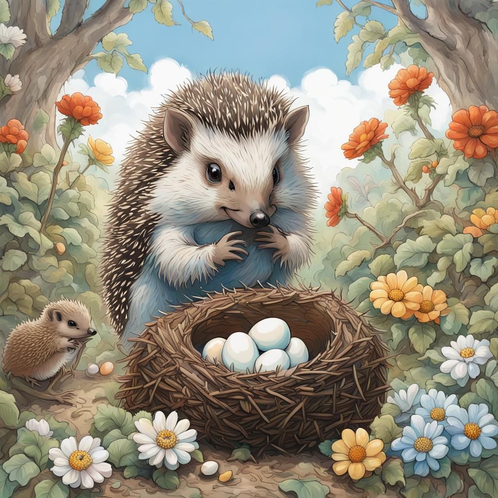 squirrel, nest  by @Aiss