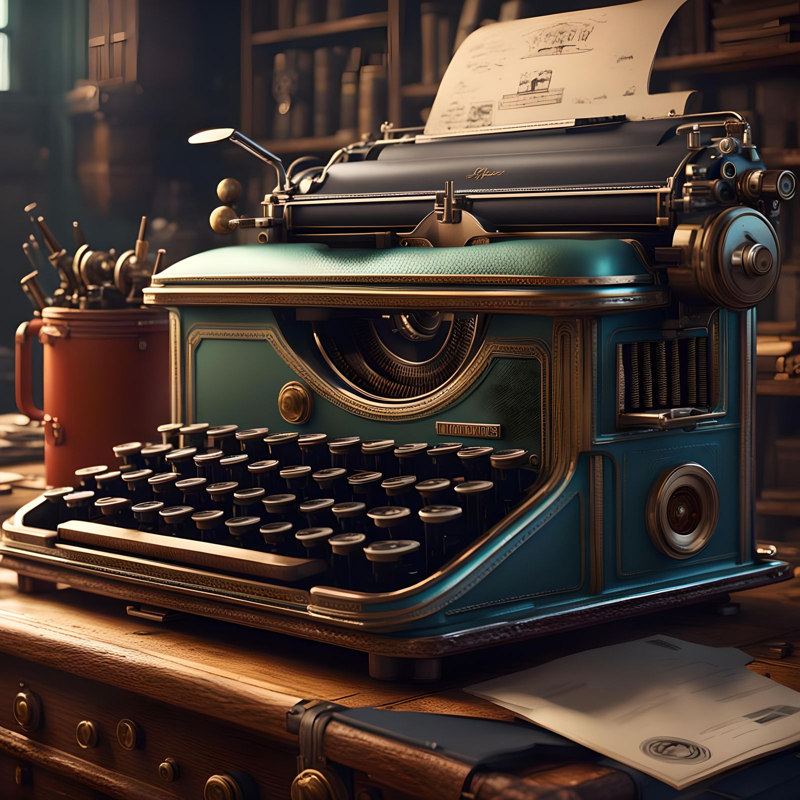 Typewriters  by @Mile