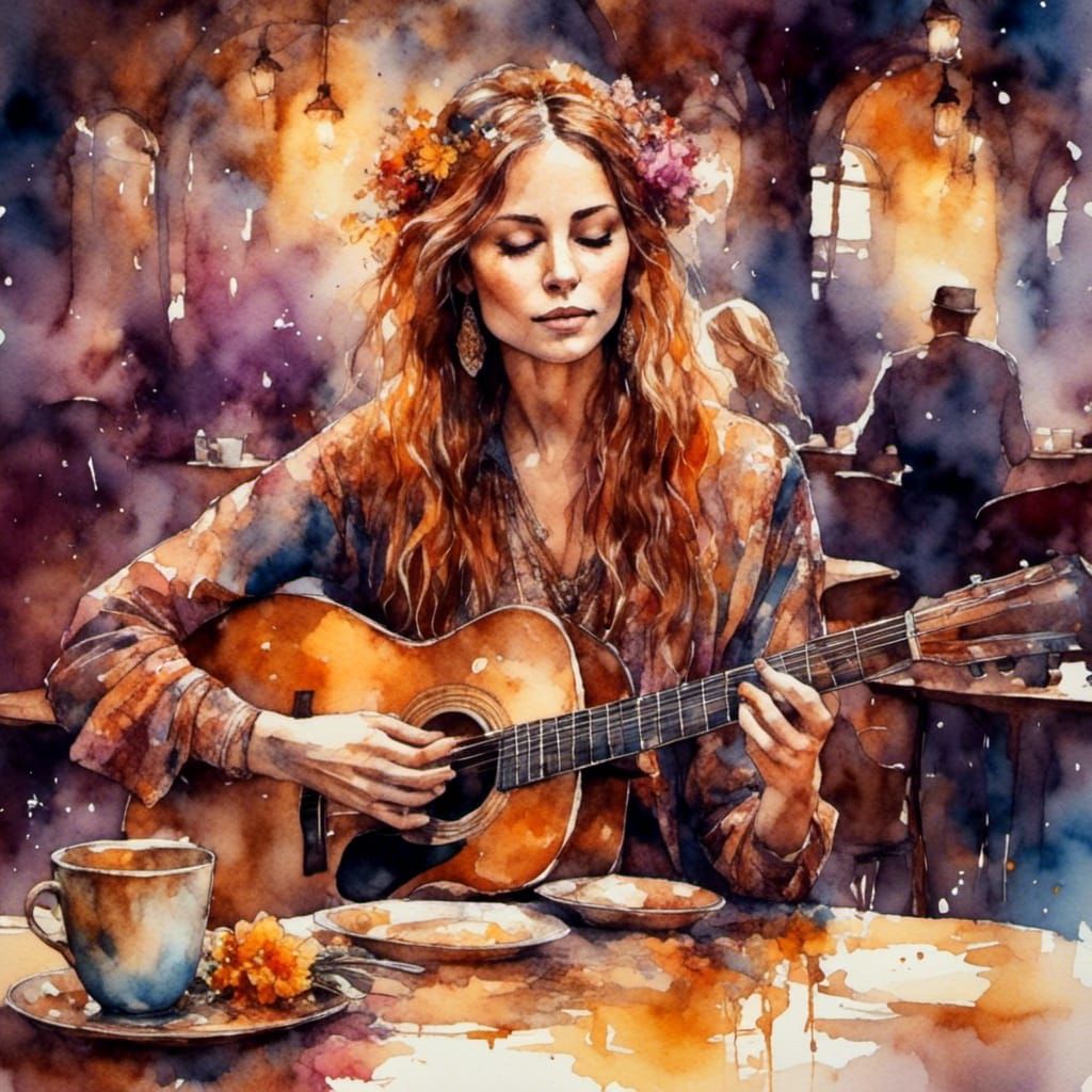 The Folksinger  by @zoozee