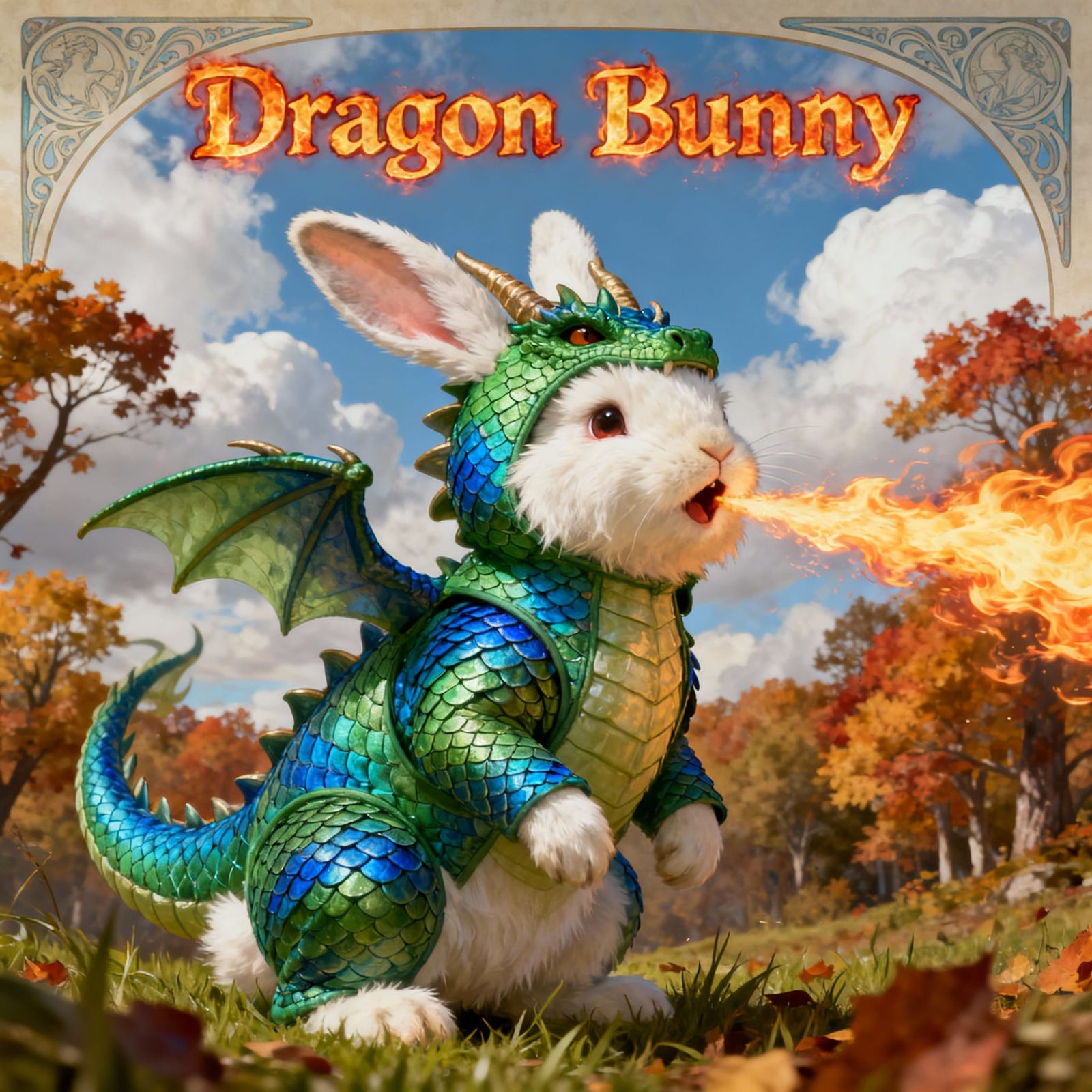 Daily Challenge #1098: Animal Impostors, Dragon Bunny!  by @Mystienight
