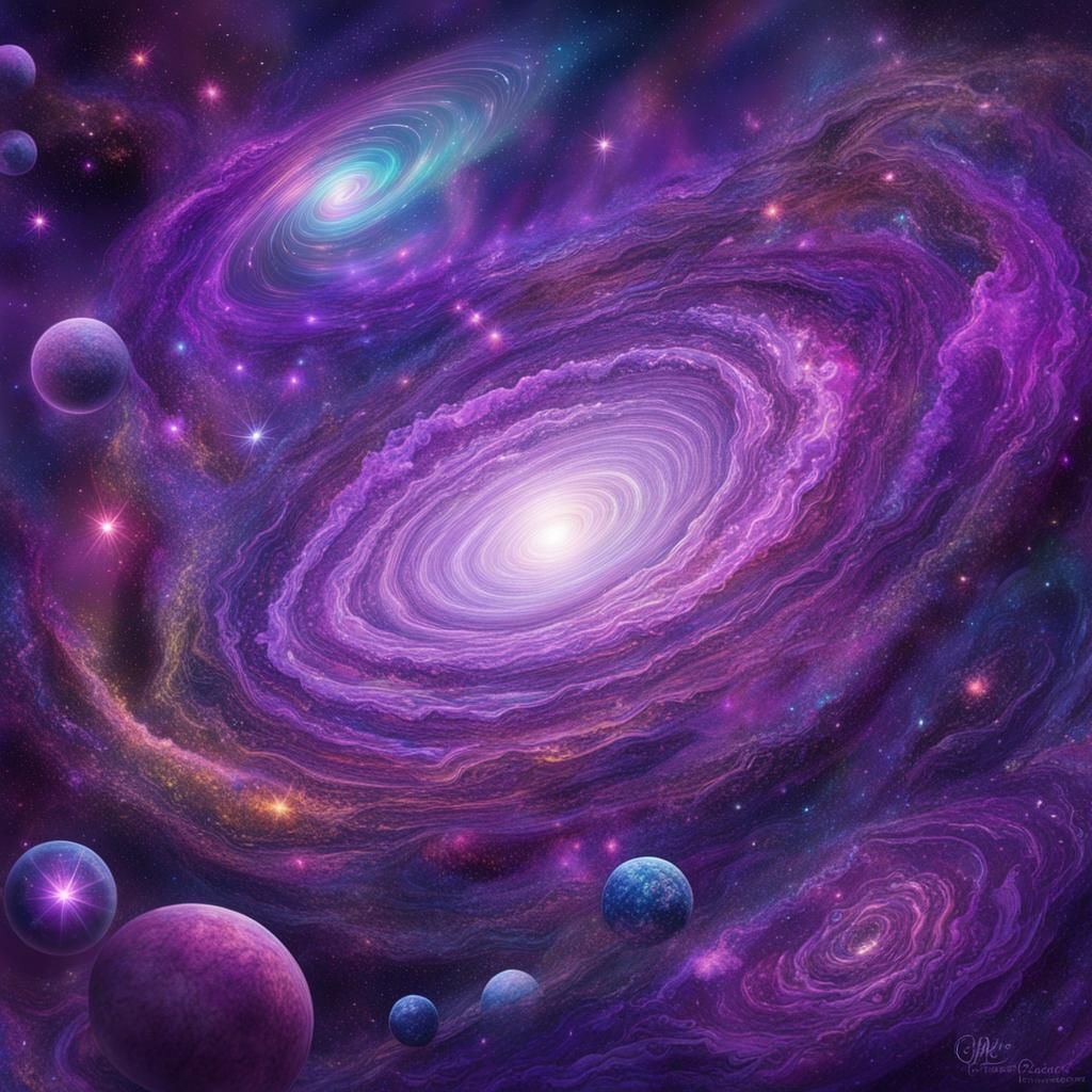 purple galaxy