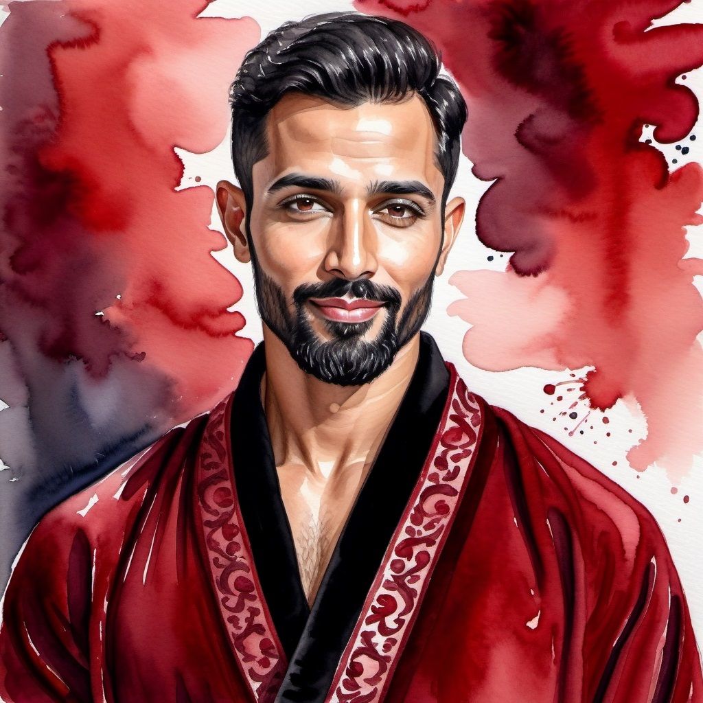 Dāwūd   ·    داوُد ·  a handsome joyous  bearded man